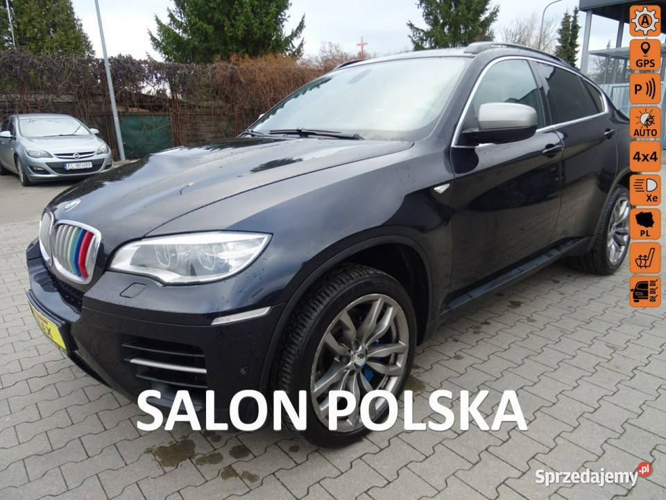BMW X6 M Samochód z polskiego salonu wersja X6 Rok produkcji 2012 Łódź