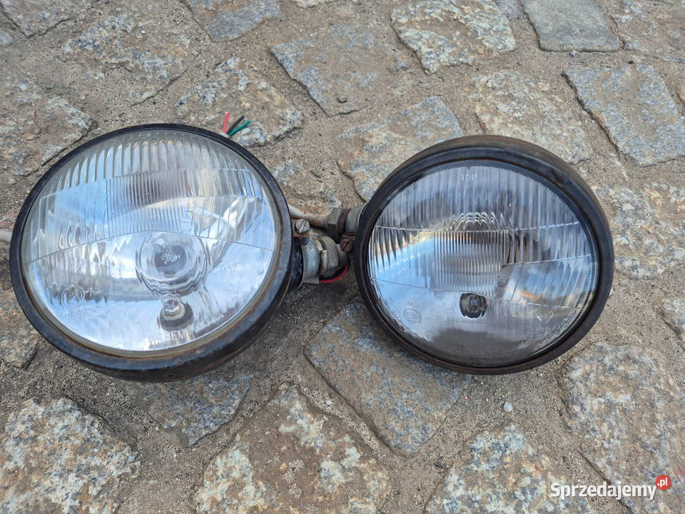 Przednie lampy Ursus C330 metalowe komplet Bucze sprzedam