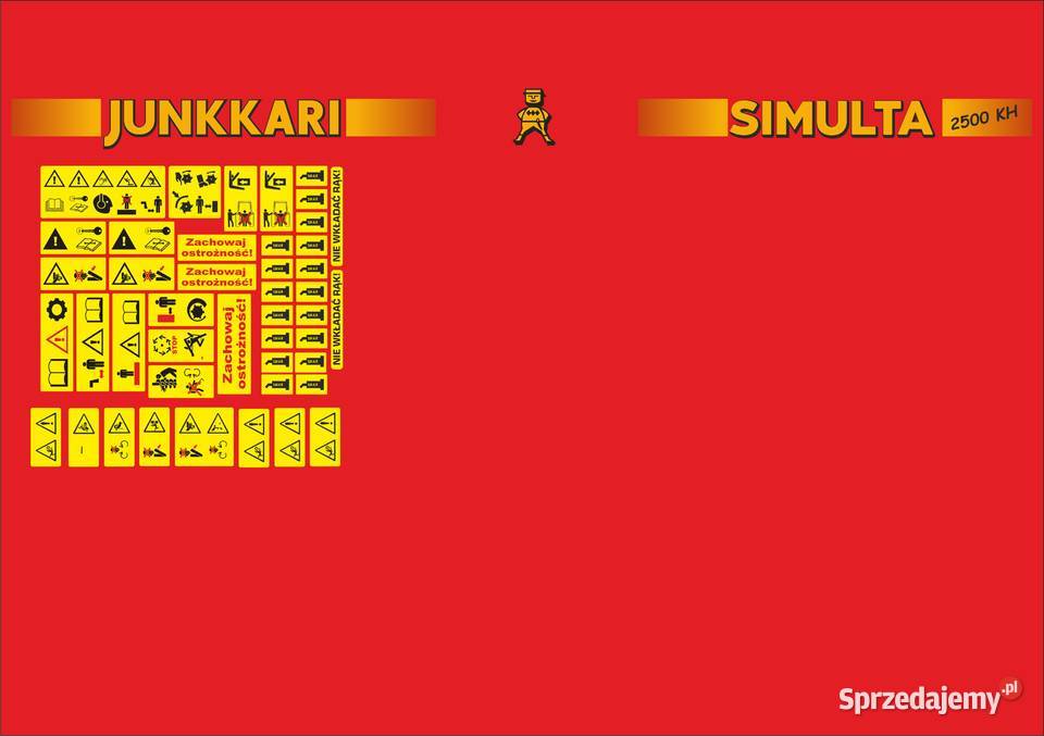 NAKLEJKI JUNKKARI SIMULTA 2000 2500 3000 Bydgoszcz