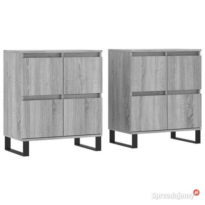 Szafki 2 szary dąb sonoma materiał Warszawa