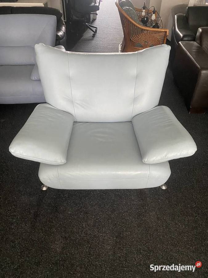 Fotel wypoczynkowy seledynowy 111 szeroki 90