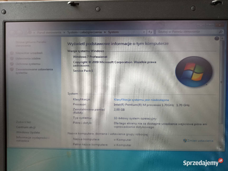 Retro laptop Fujitsu Siemens AMILO Pro V2065 Tomaszów Lubelski