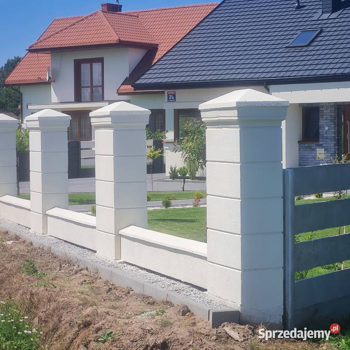 Piekne stylowe ogrodzenia boniowane Wiązowna