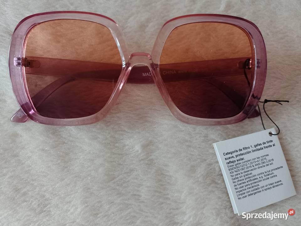 ASOS Duże różowe Okulary przeciwsłoneczne z Kraków