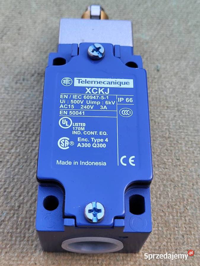 Wyłącznik krańcowy XCKJ firmy Telemecanique kujawsko-pomorskie Nakło nad Notecią