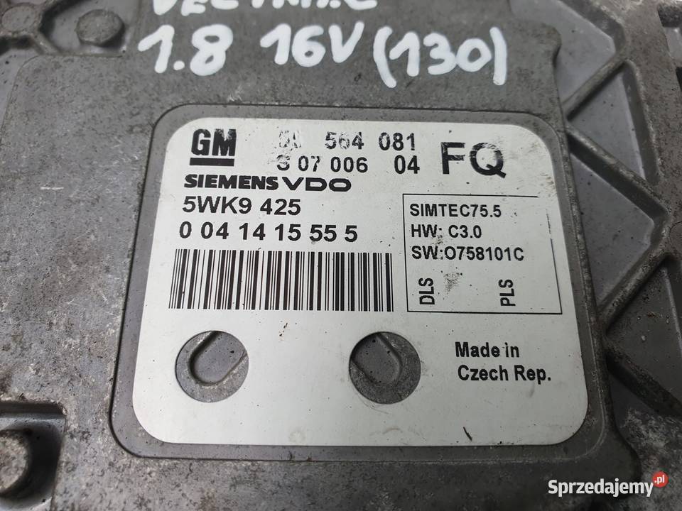 STEROWNIK SILNIKA Opel Vectra C 18 16V komputer Chełm