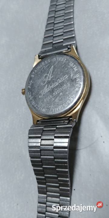 ZEGAREK ADRIATICA 80063201032 SREBRNO ZŁOTY Słupsk sprzedam
