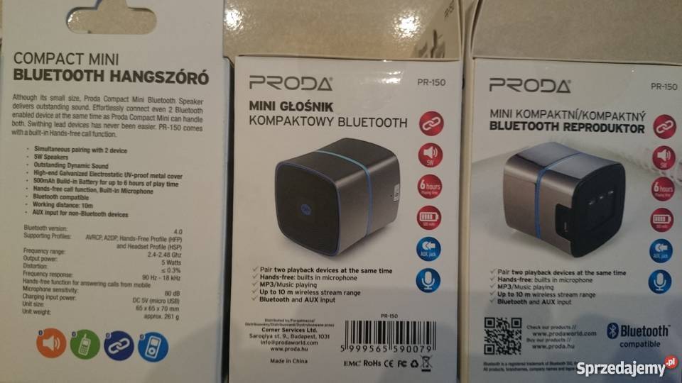 Głośnik Mini Bluetooth PR150 PRODA Kielce