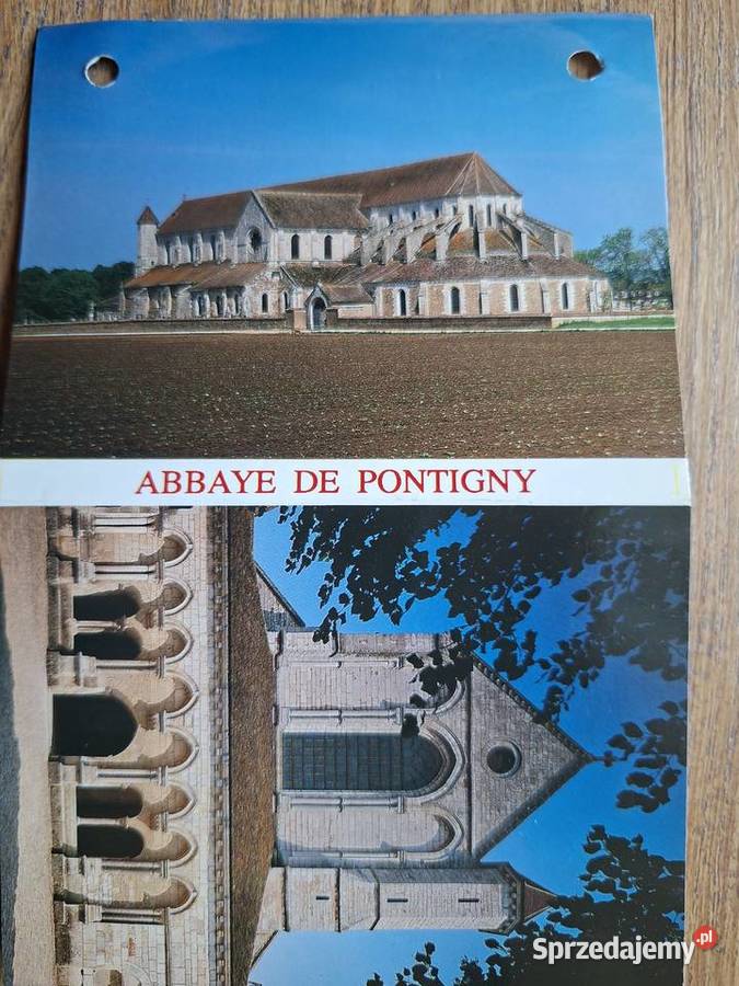 Francja Abbaye de Pontigny pocztówki 16 sprzedam
