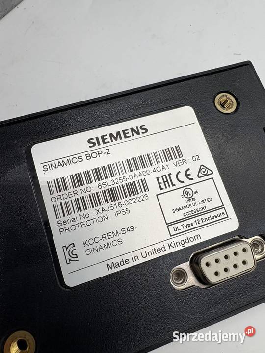 Siemens 6SL32101PE2140 6SL32440BB121PA1 Warszawa sprzedam