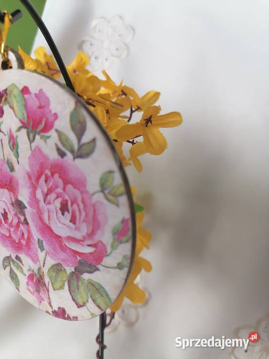 zawieszka róża medalion 10 hand made Sierpc sprzedam