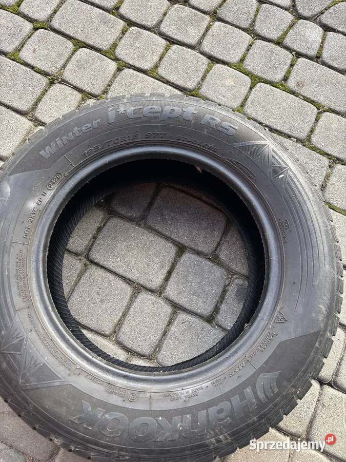 Opony zimowe hankook 195 70 15 dot 20 Samochodowe Rzeszów sprzedam