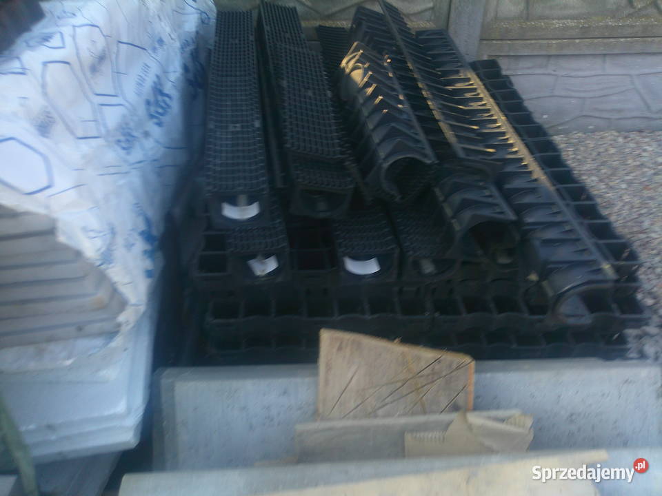 Ścieki liniowe korytkowe geokraty PCV Pozostałe sprzedam