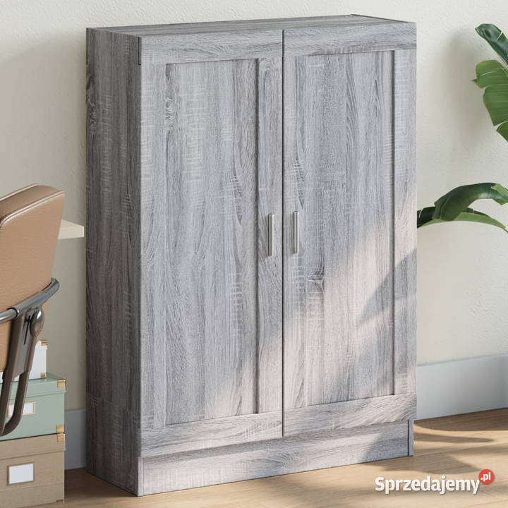 Szafka na książki szary dąb sonoma 825x305x115 mazowieckie Warszawa