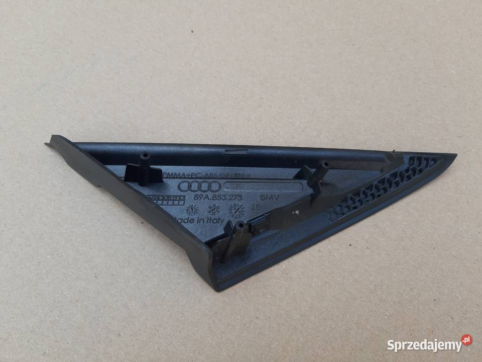 AUDI Q4 ETRON ZAŚLEPKA DRZWI SZYBY LEWY PRZÓD Bieleń