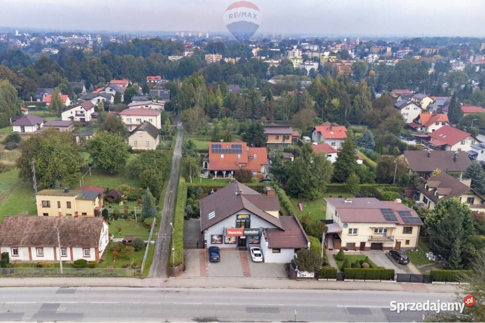 Nieruchomość Usługowa 334 m Rozbudowa możliwa dojazd asfaltowy śląskie Czechowice-Dziedzice sprzedam