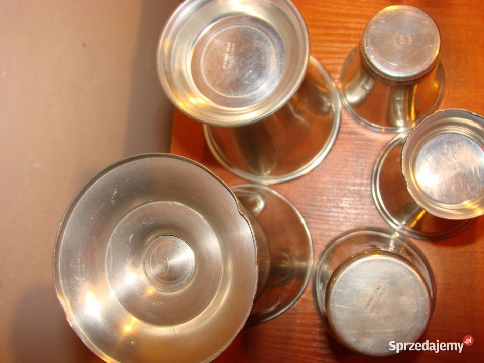 szwedzkie cynowe kubki Pruszcz Gdański