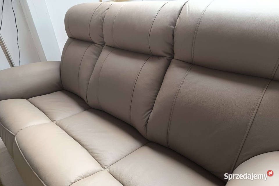 Komplet Tania III OKAZJA 20 SKÓRA spanie i Komplety wypoczynkowe Piasek