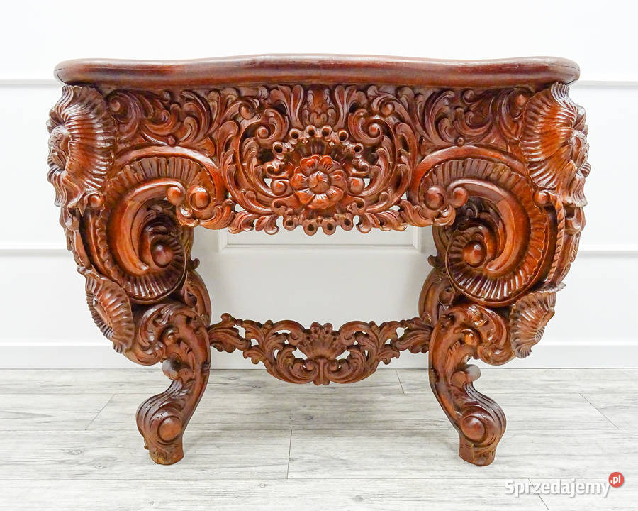 Stylowa KOMODA drewniana ROCOCO PALISANDER Kalisz