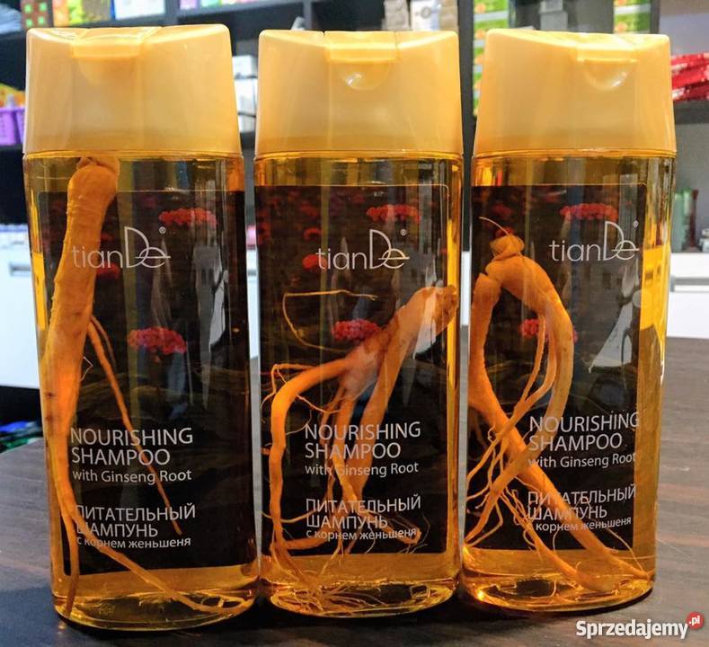 Odżywczy szampon z ekstraktem z korzenia Akcesoria do włosów