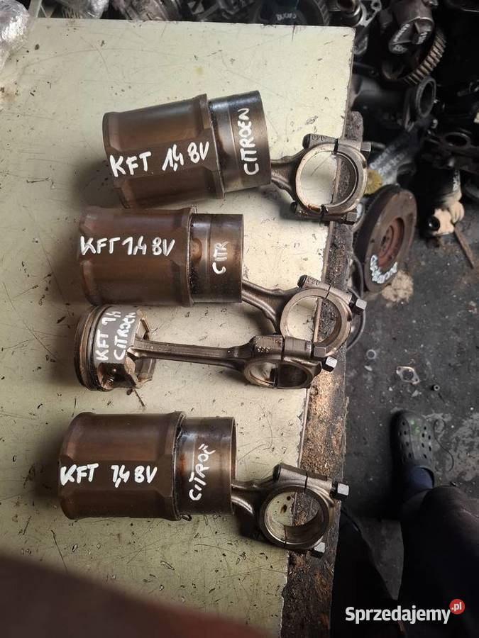 CITROEN PEUGEOT 14 8V KFT tłok korbowód tuleja Blok silnika sprzedam