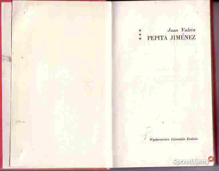 4658 PEPITA JIMENEZ JUAN VALERA małopolskie Czyrna