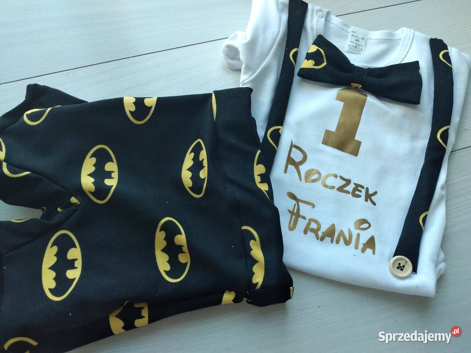 Komplet batman chłopca na roczek Waćmierz sprzedam