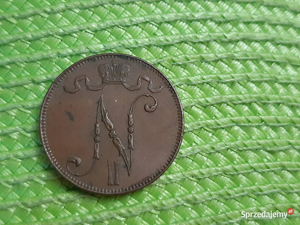 moneta Finlandii okres okupacji rosyjskiej z Numizmatyka podlaskie Łomża sprzedam