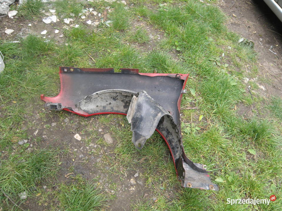 Błotnik prawy Renault Clio II 9801 czerwony małopolskie Kraków sprzedam