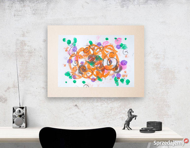 nwoczesny rysunek oryginalna grafika obraz do