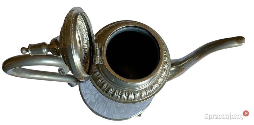 Stary stalowy imbryk Warszawa