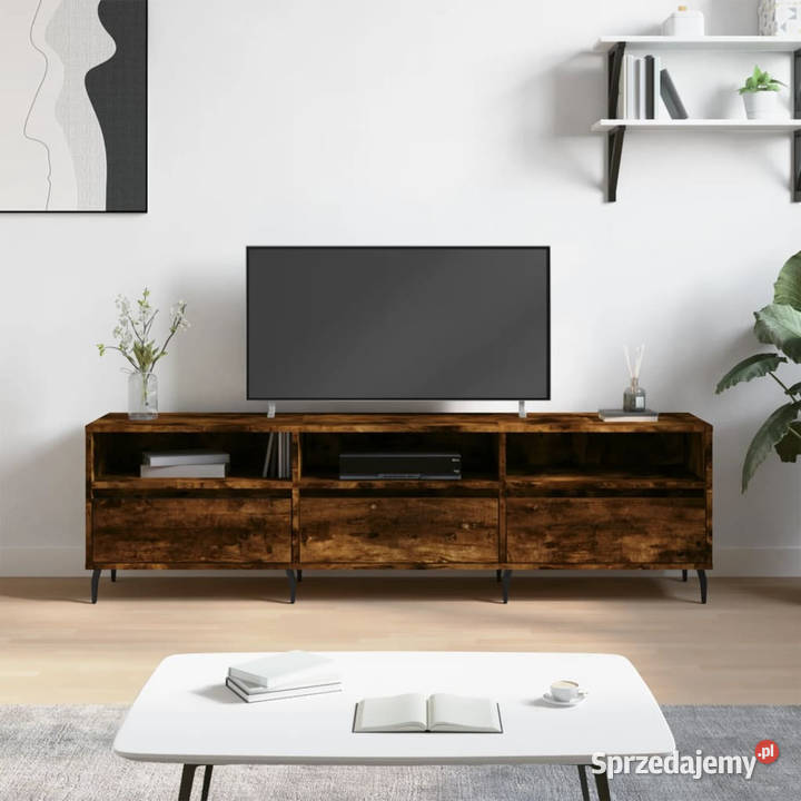 Szafka pod TV przydymiony dąb 150x30x445 Warszawa