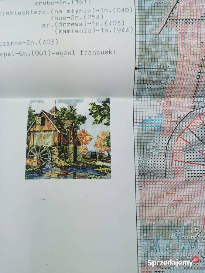 Wzory graficzne haft krzyżykowy małopolskie