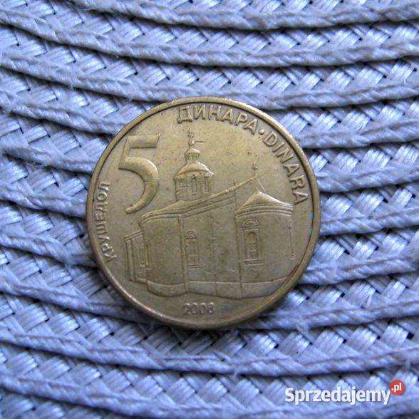 Serbia 5 Dinarów 2008r Kalisz sprzedam