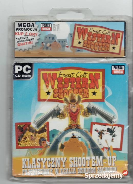 ERNEST COLT WESTERN SHOOTER PC CDROM POLSKA sprzedam