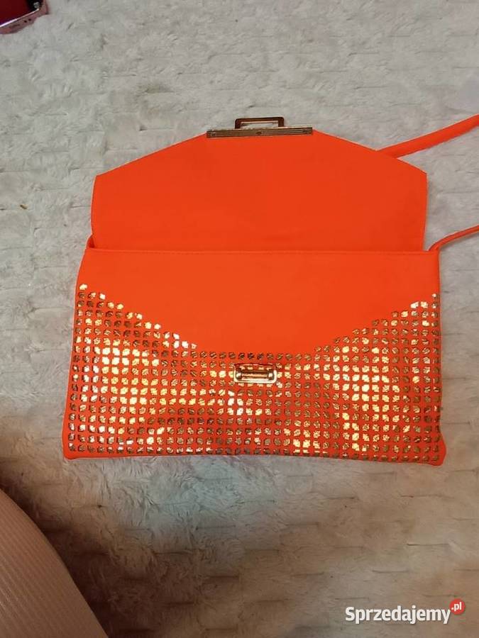 RIVER ISLAND Pomarańczowa torebka listonoszka z Torby i torebki Kraków