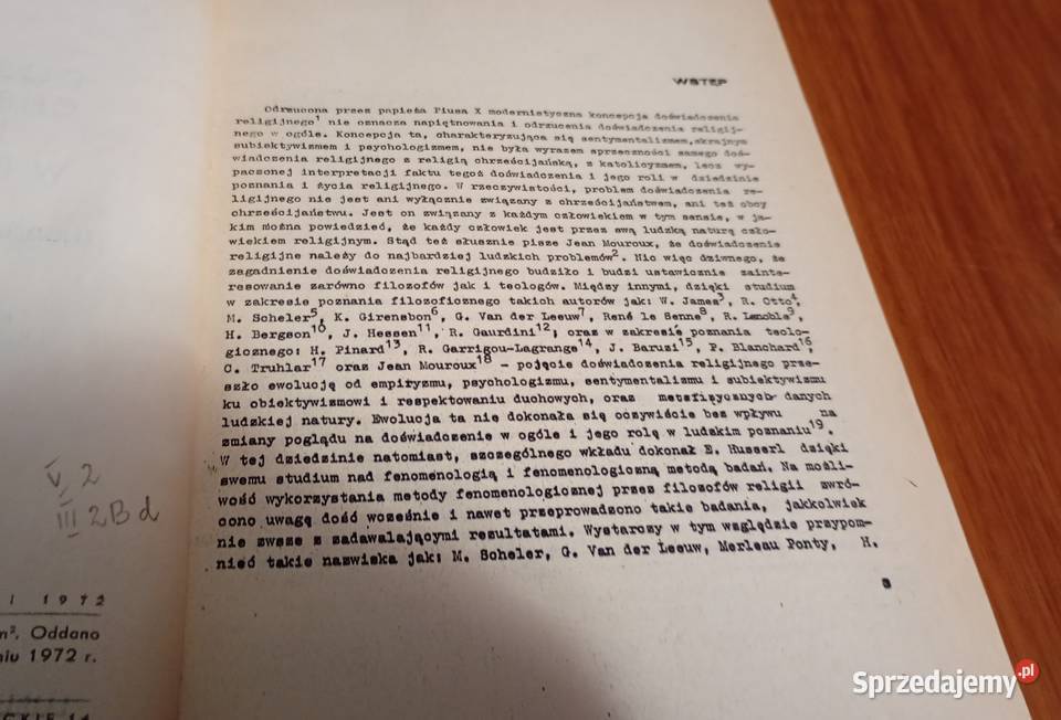 Doświadczenie chrześcijańskie i jego rola w sprzedam