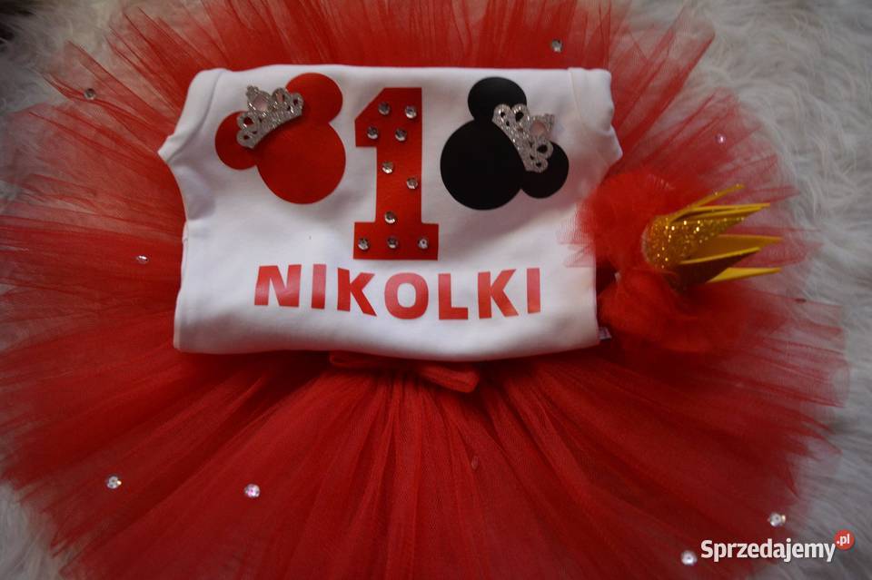 Komplet tutu na roczek pierwsze urodziny Dla Dziecka Waćmierz