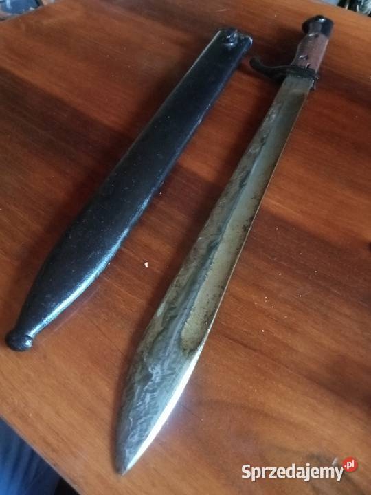 Bagnet niemiecki pruski mod 9805 liść 1917 I wś mazowieckie Grójec
