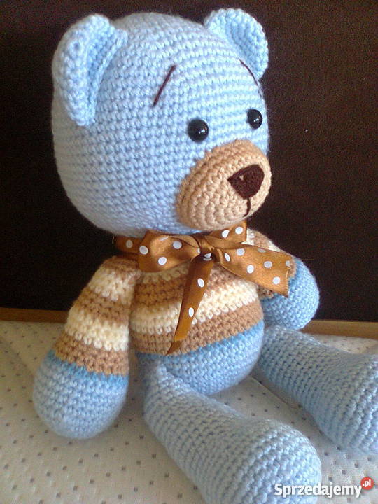 Szydełkowy MIś Aki Teddy Bear Gdynia