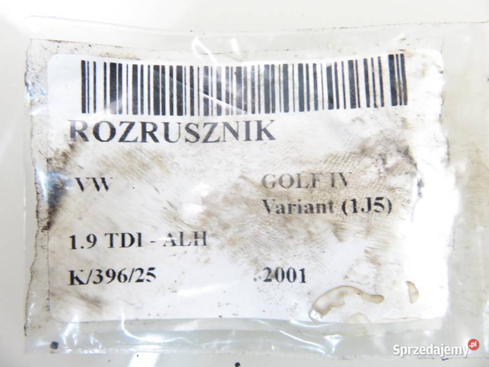 ROZRUSZNIK VW GOLF IV 19 TDI osobowe