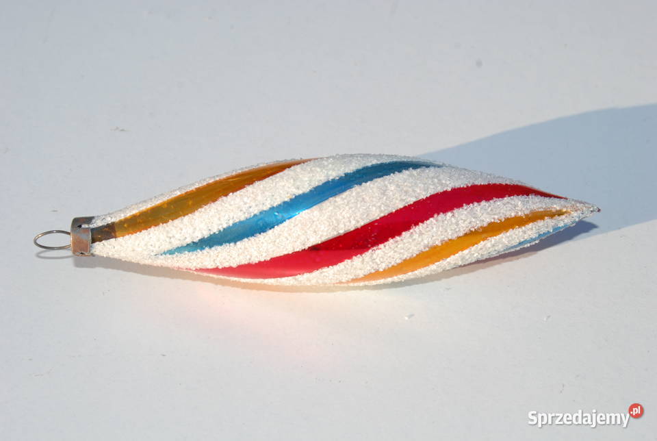 Stara ozdoba choinkowa bombka sopel kolorowy Cieszyn sprzedam