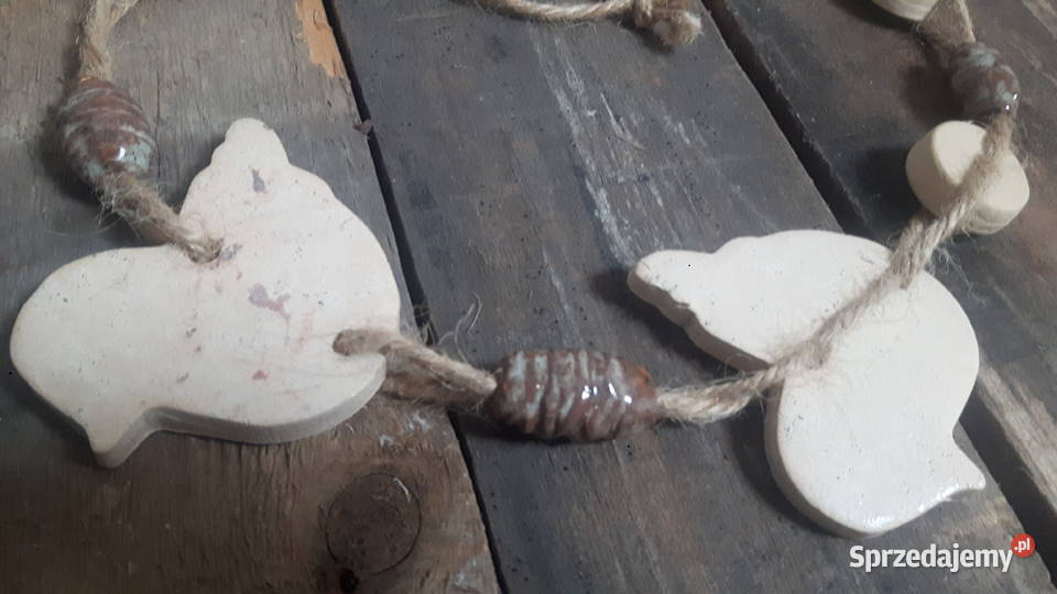 Ozdoba ceramiczna ręcznie wykonana