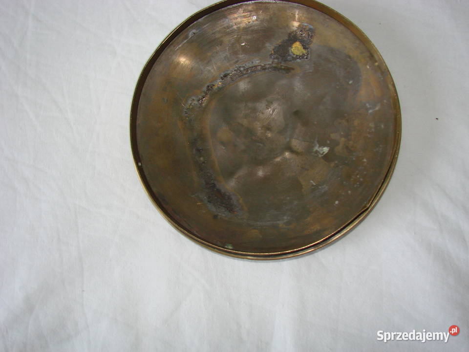 mosiężna wypukła pokrywa Pruszcz Gdański