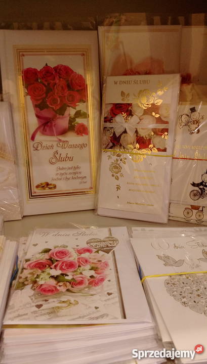 Ślub wesele kotyliony zapinki ozdoby na tort Kazimierza Wielka sprzedam