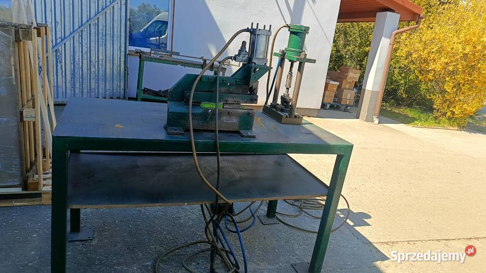 Prasa Hydrauliczna Gilotyna do drutu ze stołem Przysieka