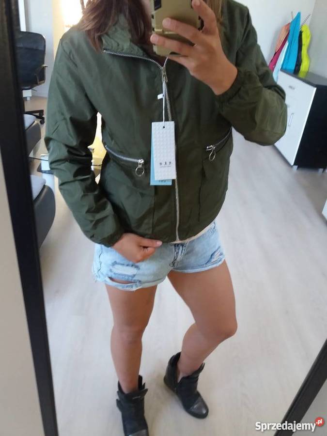 Khaki bomberka 40 L leciutka cieniutka Rozmiar 40(L) Kielce