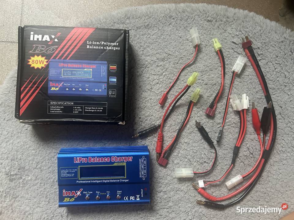 Ładowarka IMAX B6 80W LiPoLiIonNiMH z balanserem