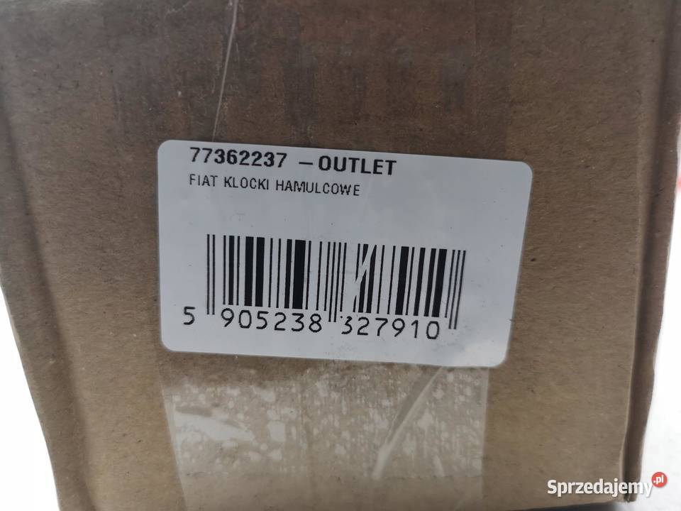 KLOCKI HAMULCOWE PRZÓD FIAT SCUDO 9606 ORYGINAŁ