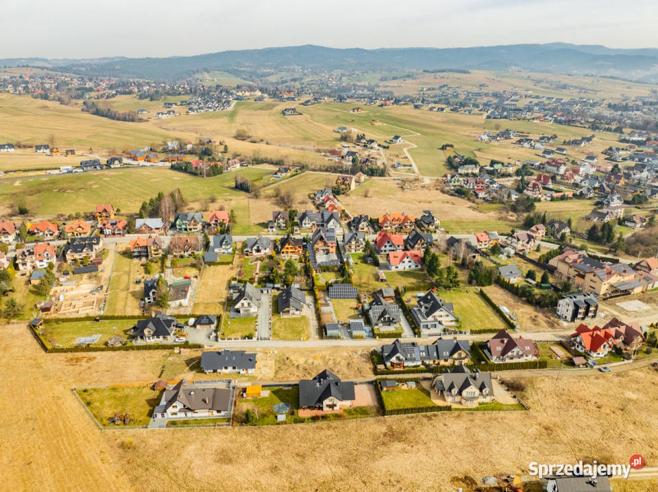 Działka z pozwoleniem na budowę Nowy Targ Grel 886m2